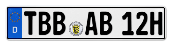 H-Kennzeichen TBB online bestellen