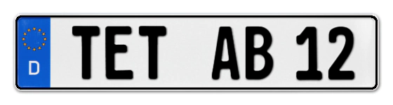 Autokennzeichen TETerow
