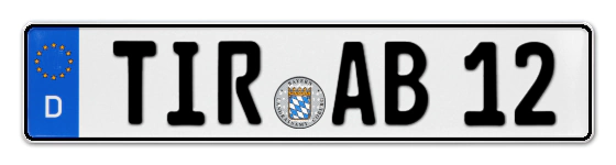 Autokennzeichen TIRschenreuth