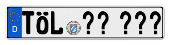 Wunschkennzeichen TÖlz reservieren
