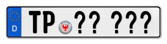 Wunschkennzeichen Templin reservieren