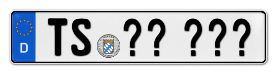 Wunschkennzeichen Traunstein reservieren