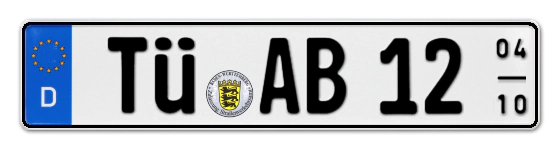 Saisonkennzeichen TÜ für TÜbingen online bestellen