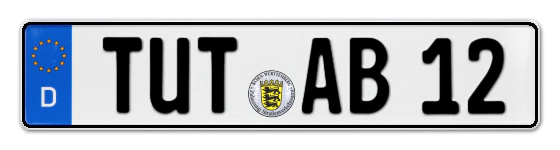 Autokennzeichen TUTtlingen