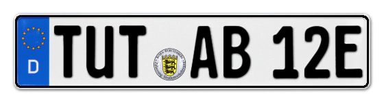 E-Kennzeichen TUTtlingen online bestellen