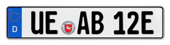 E-Kennzeichen Uelzen online bestellen