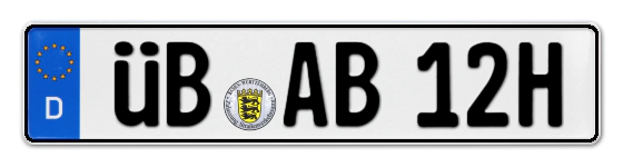 H-Kennzeichen ÜB online bestellen