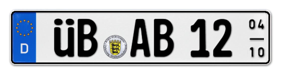 Saisonkennzeichen ÜB für ÜBerlingen online bestellen