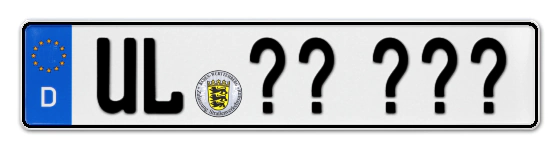 Wunschkennzeichen Ulm reservieren