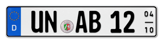 Saisonkennzeichen UN für UNna online bestellen