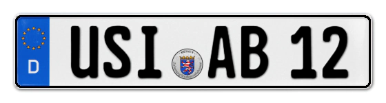 Autokennzeichen USingen