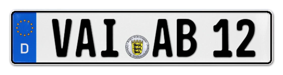 Autokennzeichen VAIhingen