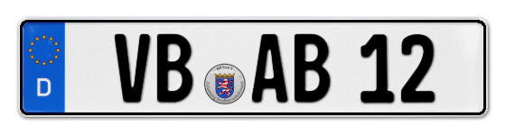 Autokennzeichen VogelsBerg