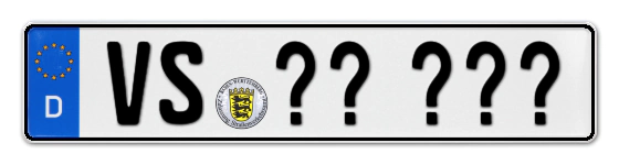 Wunschkennzeichen Villingen-schwenningen reservieren