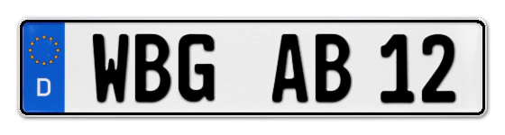 Autokennzeichen WolfsBurgh