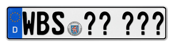 Wunschkennzeichen Worbis reservieren