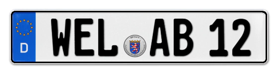 Autokennzeichen WEiLburg