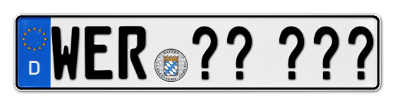 Wunschkennzeichen Wertingen reservieren