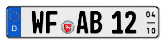 Saisonkennzeichen WF für WolFenbüttel online bestellen