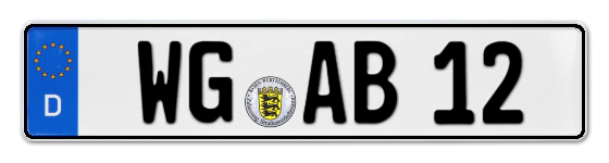 Autokennzeichen WanGen