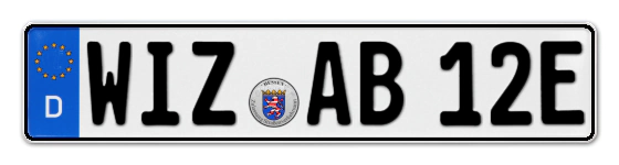 E-Kennzeichen WItZenhausen online bestellen