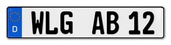 Autokennzeichen WoLGast