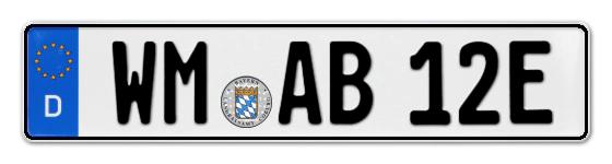 E-Kennzeichen WeilheiM online bestellen