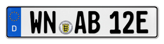 E-Kennzeichen WaiblingeN online bestellen