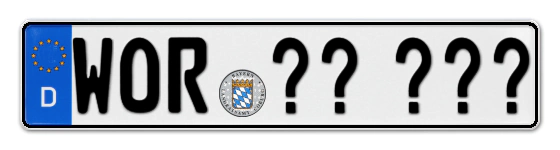 Wunschkennzeichen Wolfratshausen reservieren