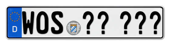 Wunschkennzeichen Wolfstein reservieren