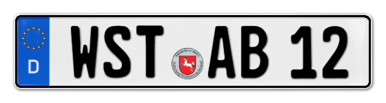 Autokennzeichen WesterSTede