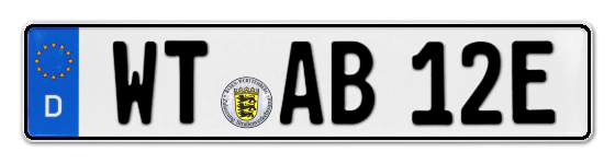 E-Kennzeichen WaldshuT online bestellen