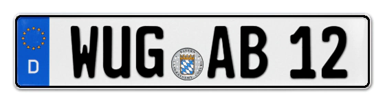 Autokennzeichen WeißenbUrG
