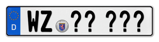 Wunschkennzeichen Wetzlar reservieren