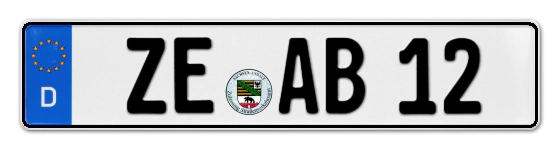 Autokennzeichen ZErbst