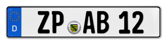 Autokennzeichen ZschoPau