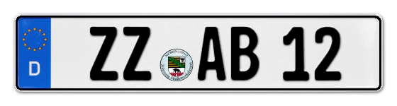 Autokennzeichen ZeitZ
