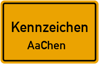 Wunschkennzeichen Aachen reservieren