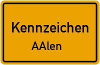 Wunschkennzeichen Aalen reservieren