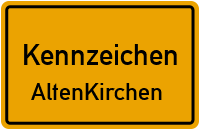 Wunschkennzeichen Altenkirchen reservieren