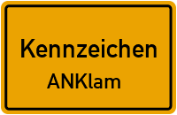 Wunschkennzeichen Anklam reservieren