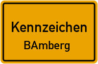 Wunschkennzeichen Bamberg reservieren