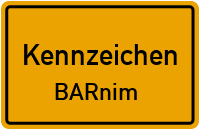 Wunschkennzeichen Barnim reservieren