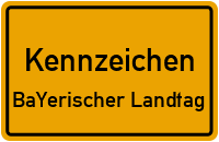 Wunschkennzeichen Bayerischer Landtag reservieren