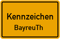 Wunschkennzeichen Bayreuth reservieren