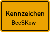 Wunschkennzeichen Beeskow reservieren