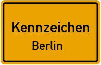 Wunschkennzeichen Berlin reservieren