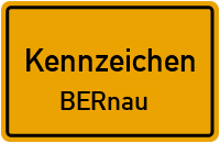 Wunschkennzeichen Bernau reservieren