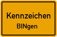 Wunschkennzeichen Bingen reservieren