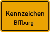 Wunschkennzeichen Bitburg reservieren